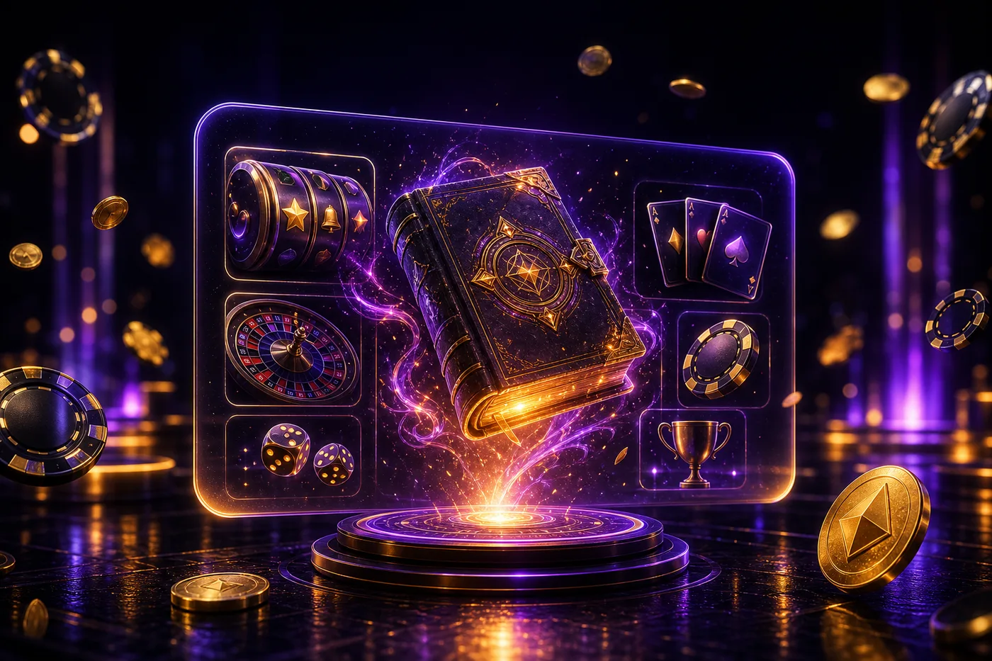 Nowoczesne lobby kasyna online SpellWin z motywem magicznym